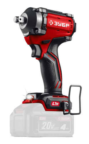 ЗУБР 20 В, 500 Н·м, без АКБ (LMS), бесщеточный ударный гайковерт ГБУ-500